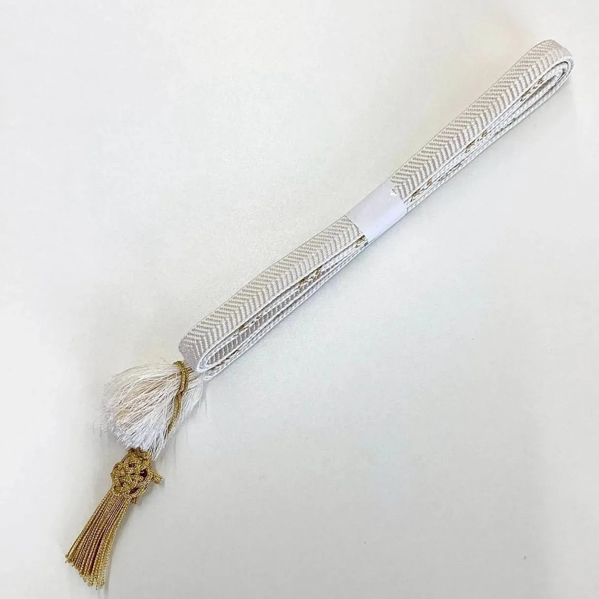 7576# Japanese Kimono Accessory Vintage Obiage and Obijime 2-piece Set Silk