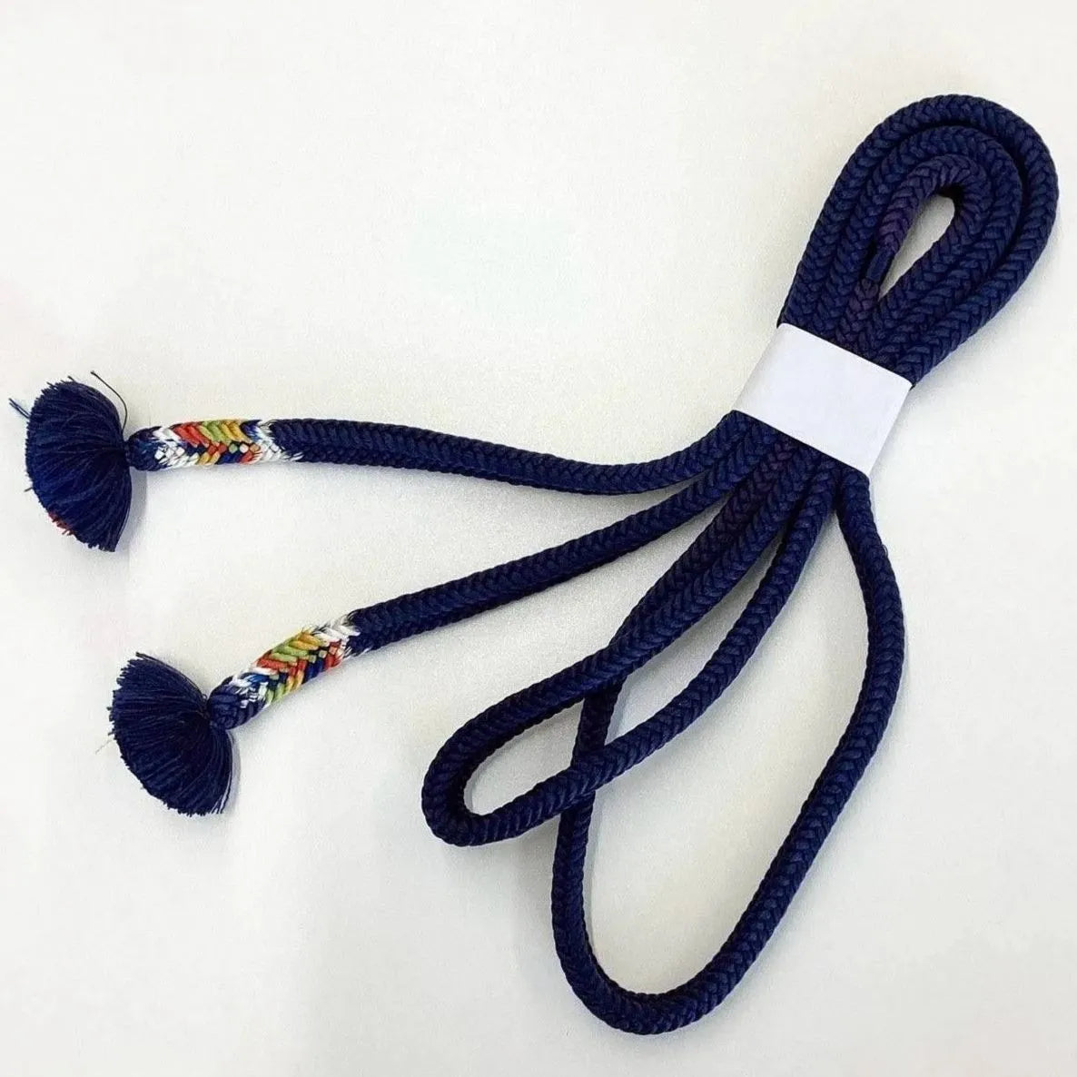 7582# Japanese Kimono Accessory Vintage Obiage and Obijime 2-piece Set Silk