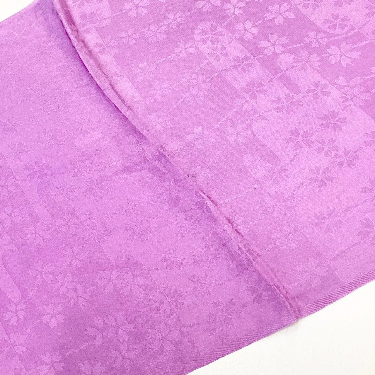 7613# Japanese Kimono Accessory Vintage Obiage and Obijime 2-piece Set Silk