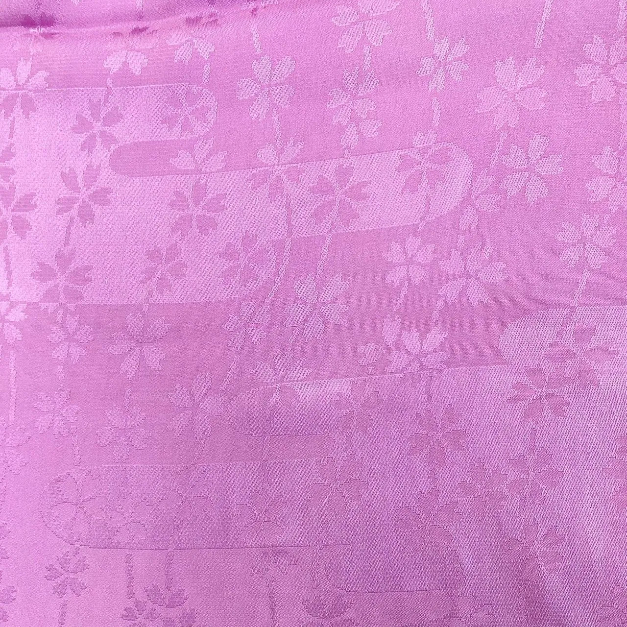 7613# Japanese Kimono Accessory Vintage Obiage and Obijime 2-piece Set Silk