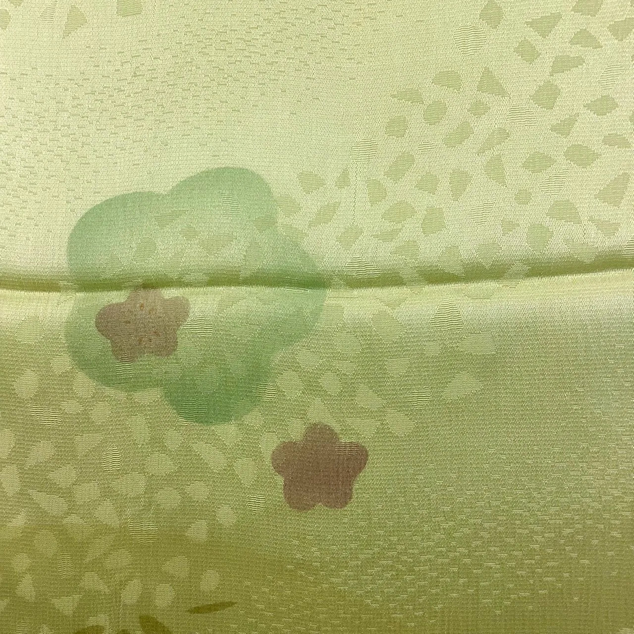 7622# Japanese Kimono Accessory Vintage Obiage and Obijime 2-piece Set Silk