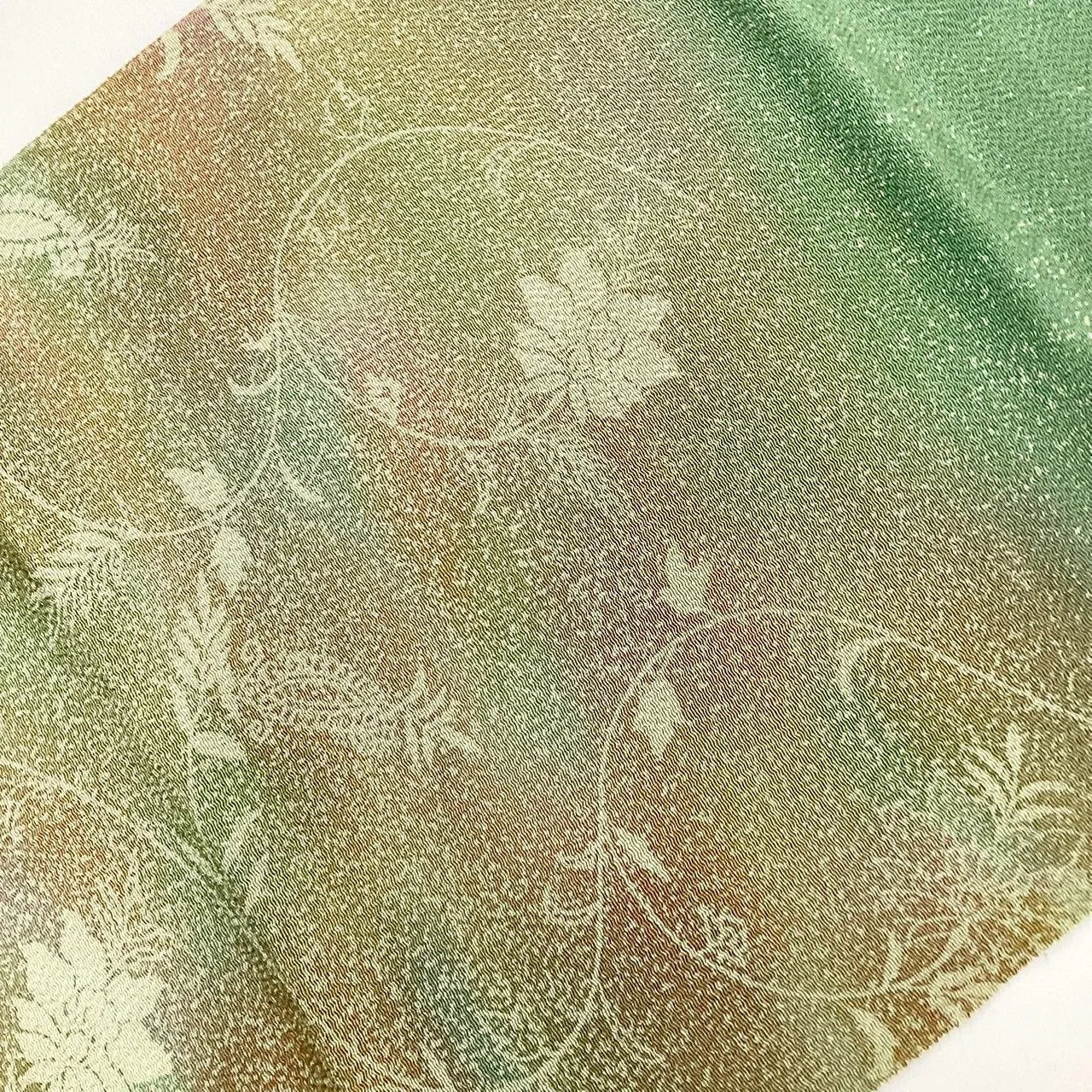 7629# Japanese Kimono Accessory Vintage Obiage and Obijime 2-piece Set Silk