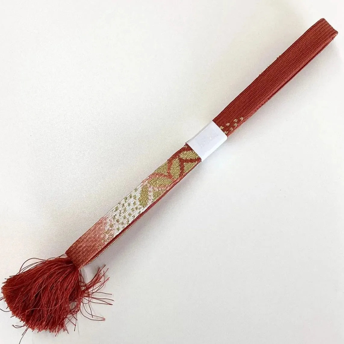 7614# Japanese Kimono Accessory Vintage Obiage and Obijime 2-piece Set Silk