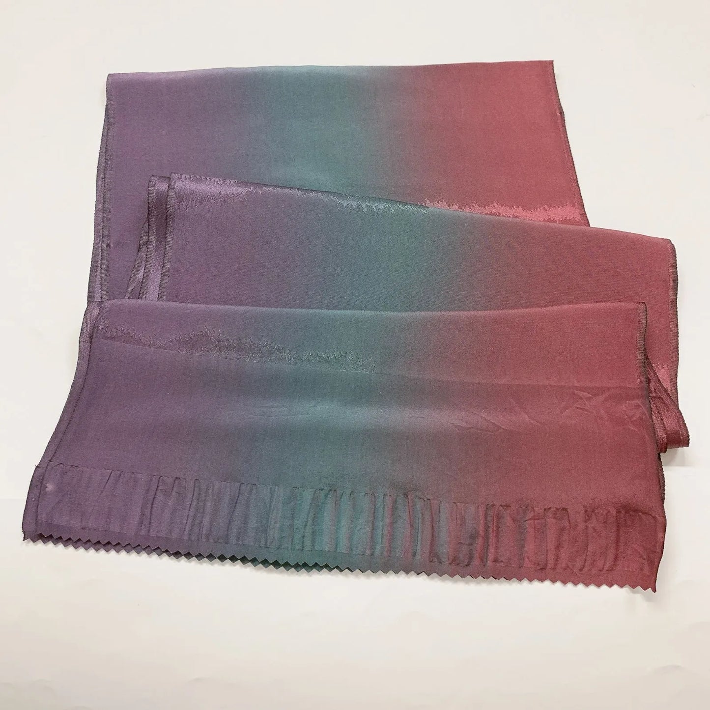 7649# Japanese Kimono Accessory Vintage Obiage and Obijime 2-piece Set Silk