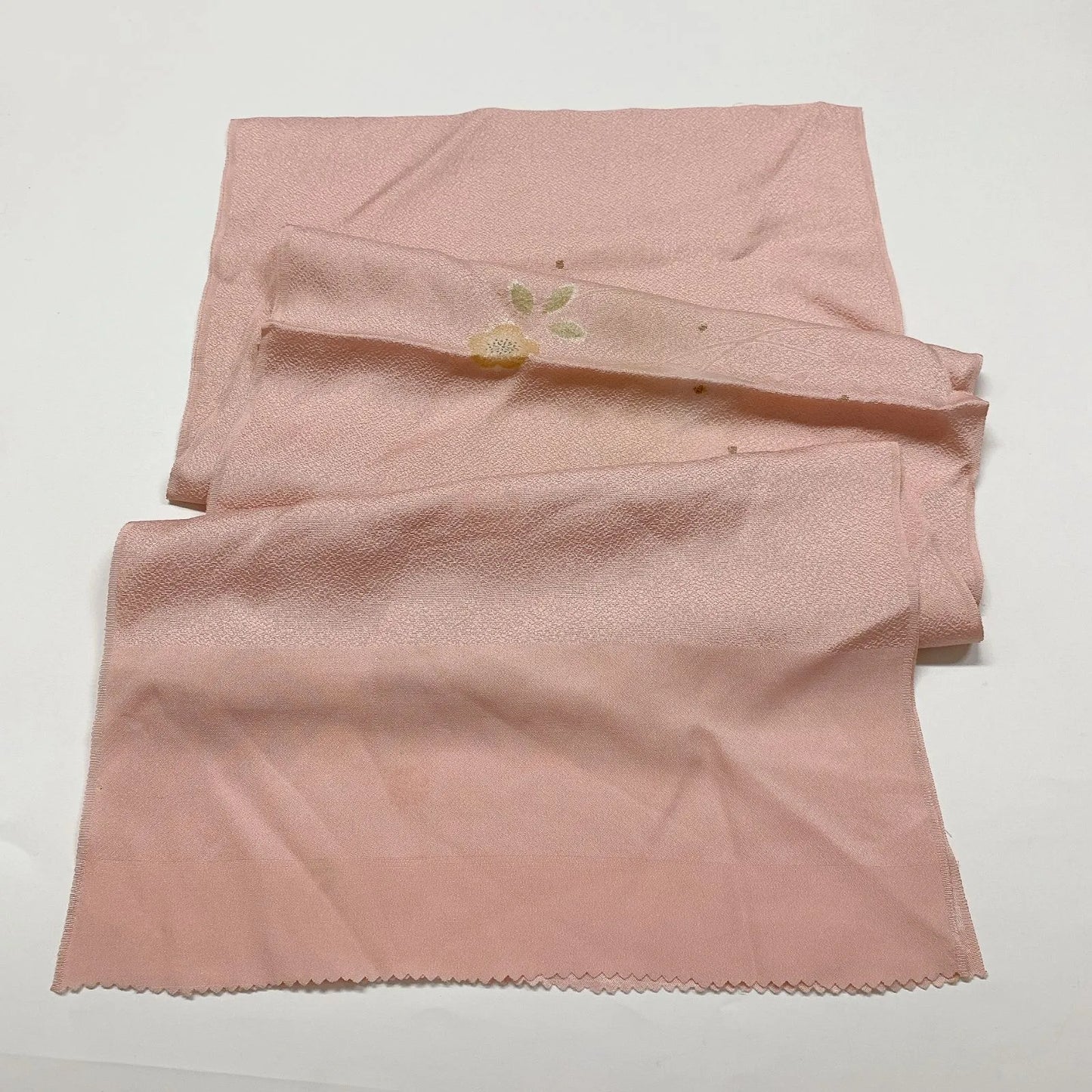 7668# Japanese Kimono Accessory Vintage Obiage and Obijime 2-piece Set Silk