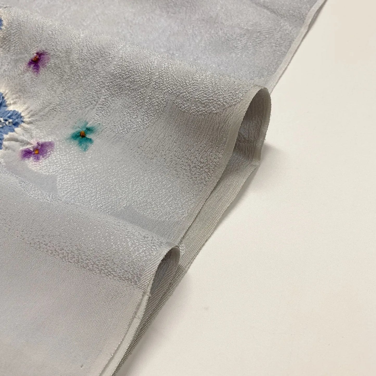 7669# Japanese Kimono Accessory Vintage Obiage and Obijime 2-piece Set Silk