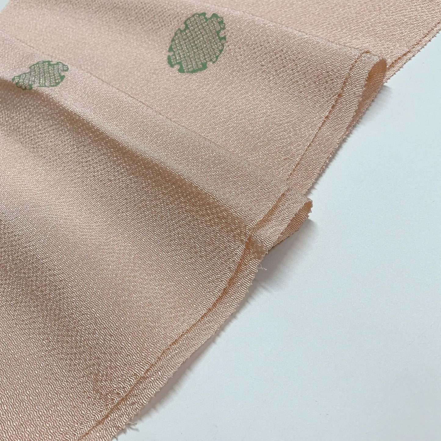 7672# Japanese Kimono Accessory Vintage Obiage and Obijime 2-piece Set Silk