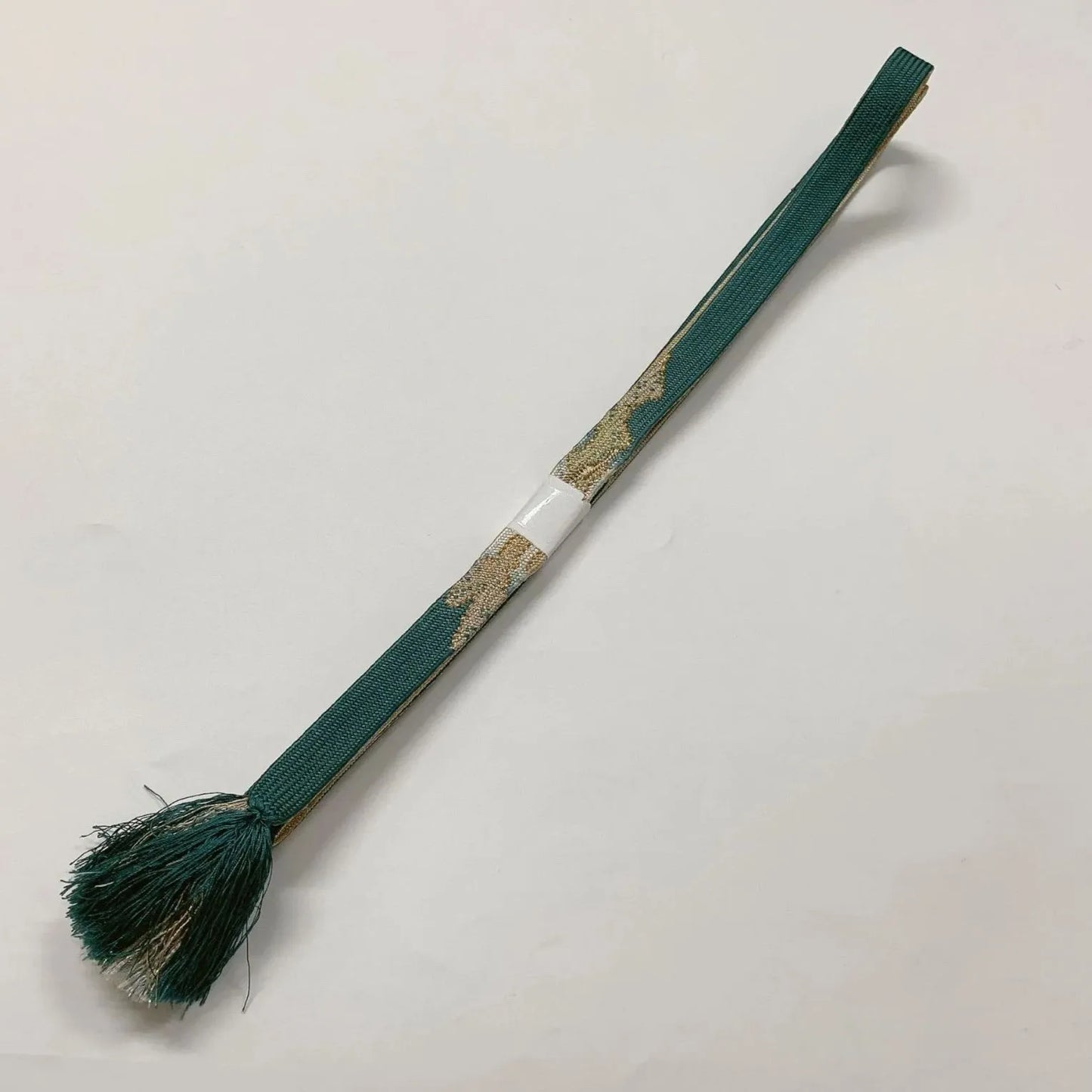 7647# Japanese Kimono Accessory Vintage Obiage and Obijime 2-piece Set Silk