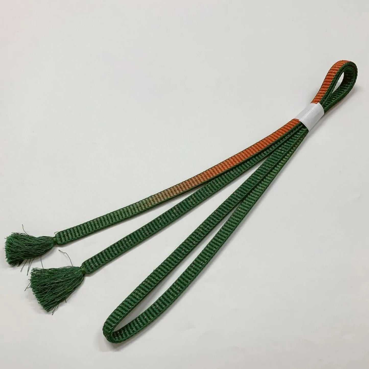 7658# Japanese Kimono Accessory Vintage Obiage and Obijime 2-piece Set Silk