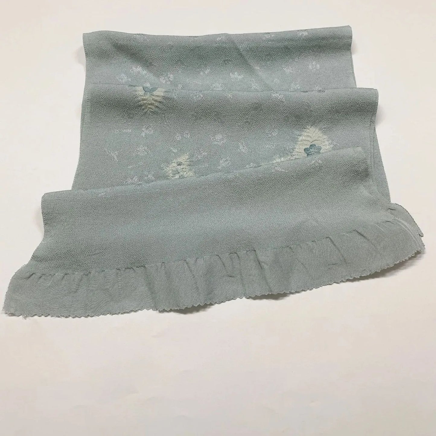 7659# Japanese Kimono Accessory Vintage Obiage and Obijime 2-piece Set Silk