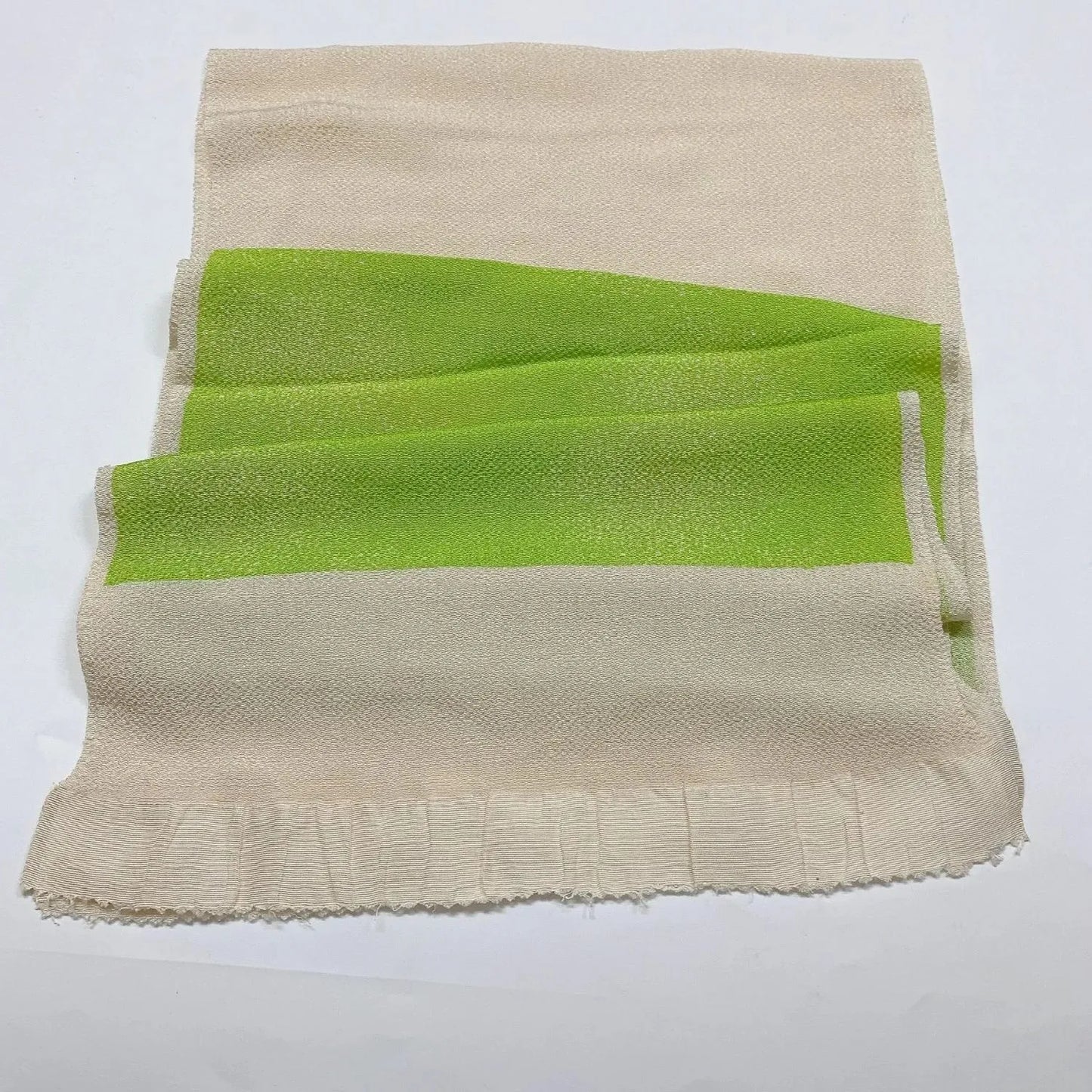 7670# Japanese Kimono Accessory Vintage Obiage and Obijime 2-piece Set Silk