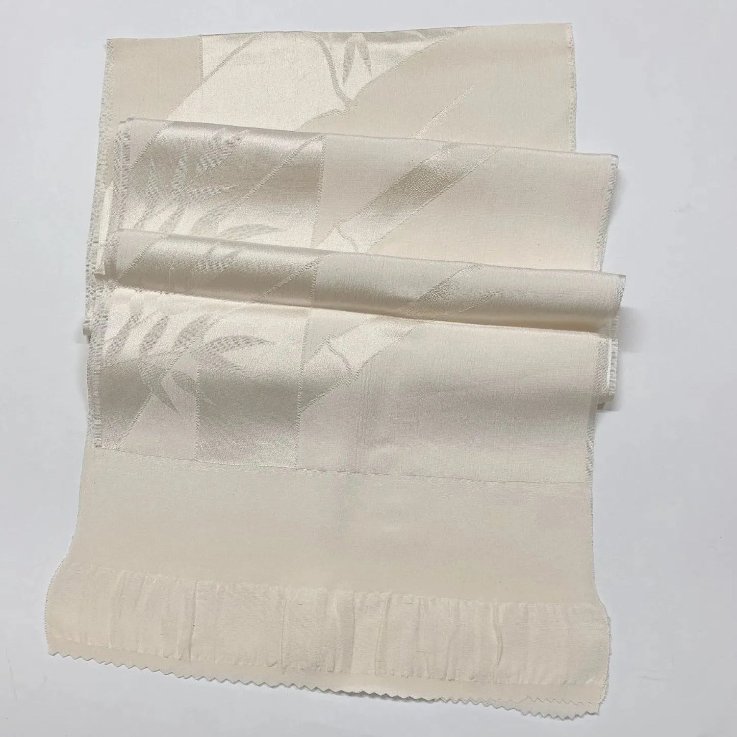 7674# Japanese Kimono Accessory Vintage Obiage and Obijime 2-piece Set Silk