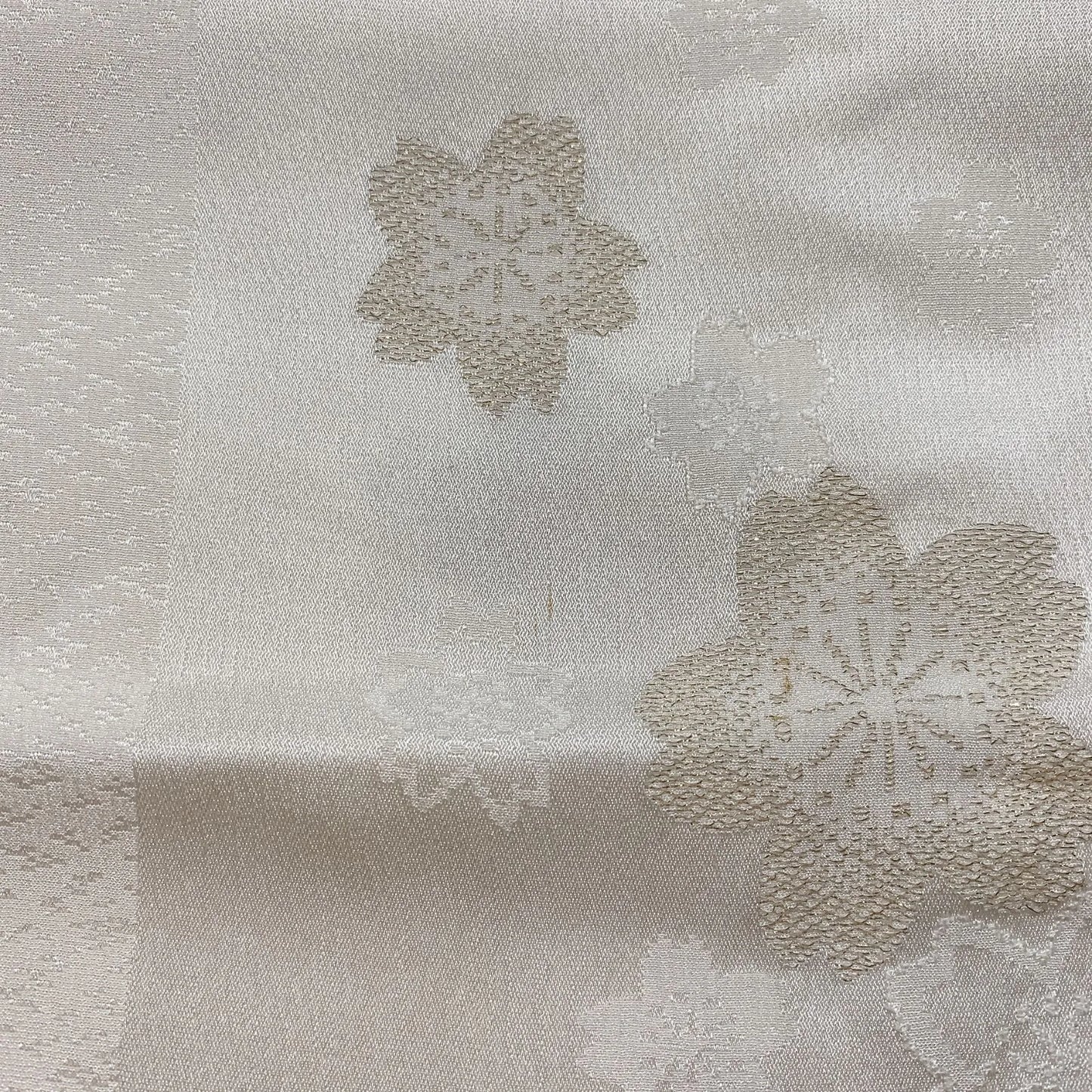 7696# Japanese Kimono Accessory Vintage Obiage and Obijime 2-piece Set Silk