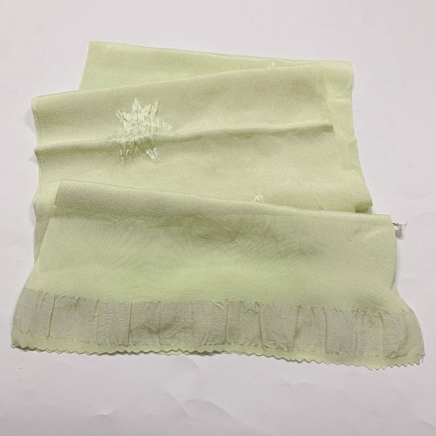 7699# Japanese Kimono Accessory Vintage Obiage and Obijime 2-piece Set Silk