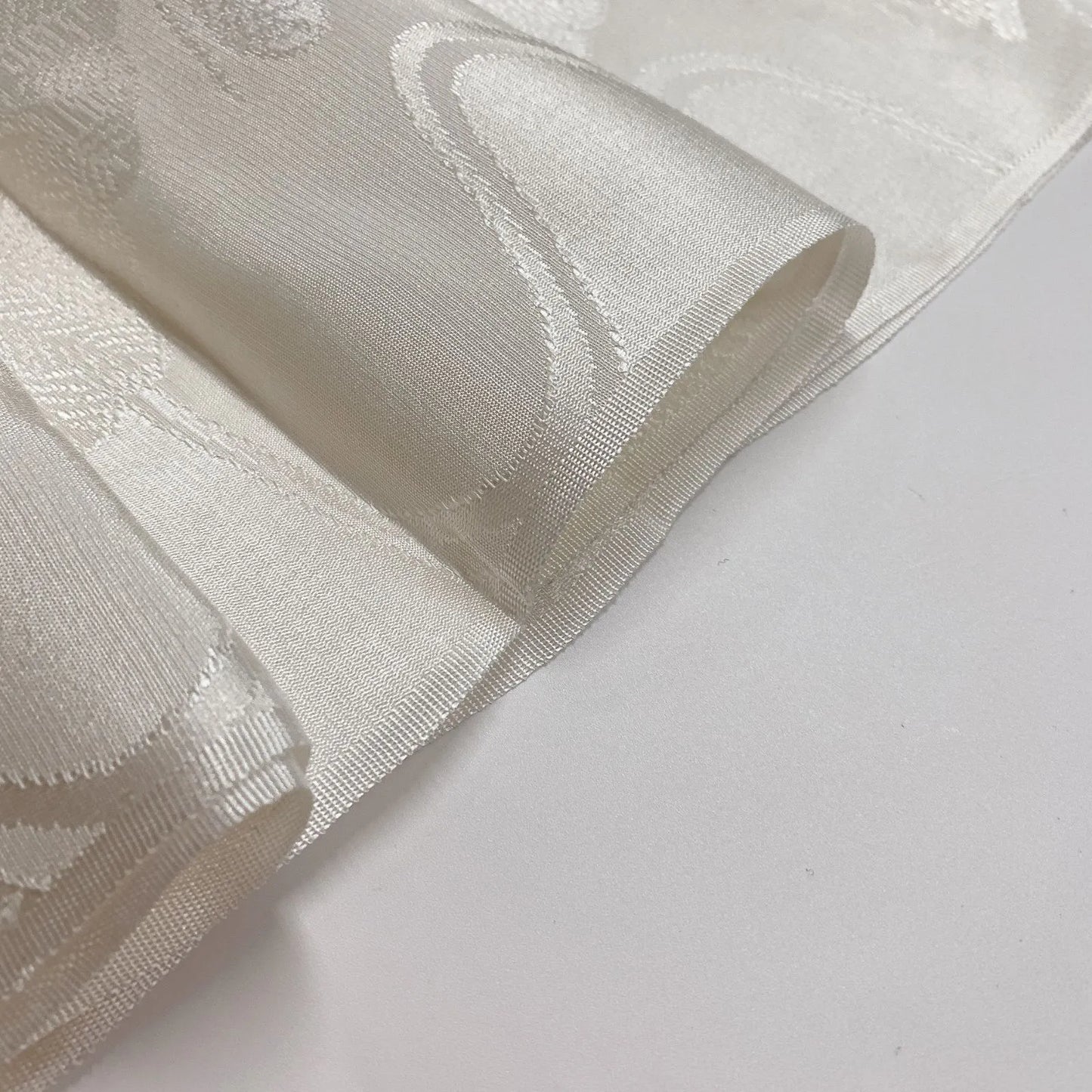 7703# Japanese Kimono Accessory Vintage Obiage and Obijime 2-piece Set Silk