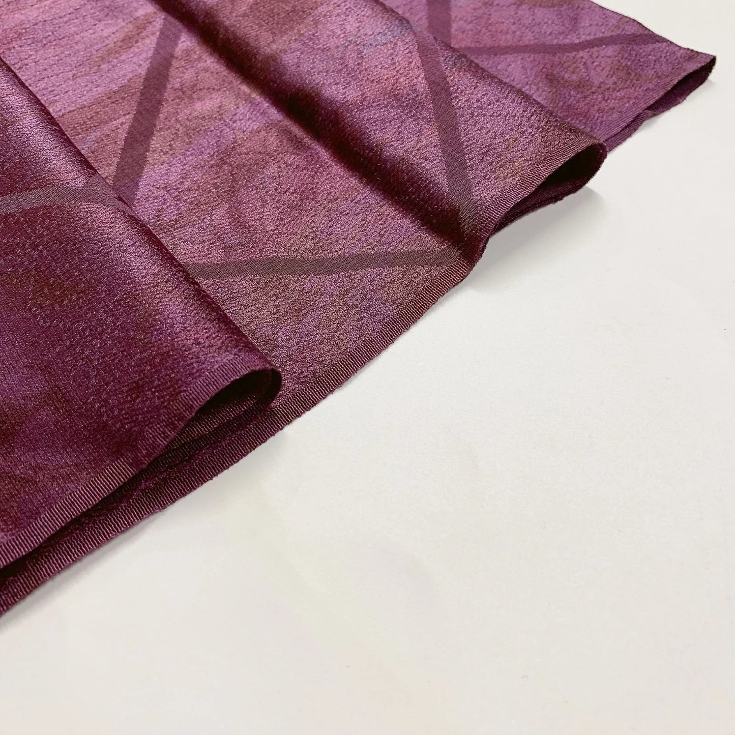 7704# Japanese Kimono Accessory Vintage Obiage and Obijime 2-piece Set Silk