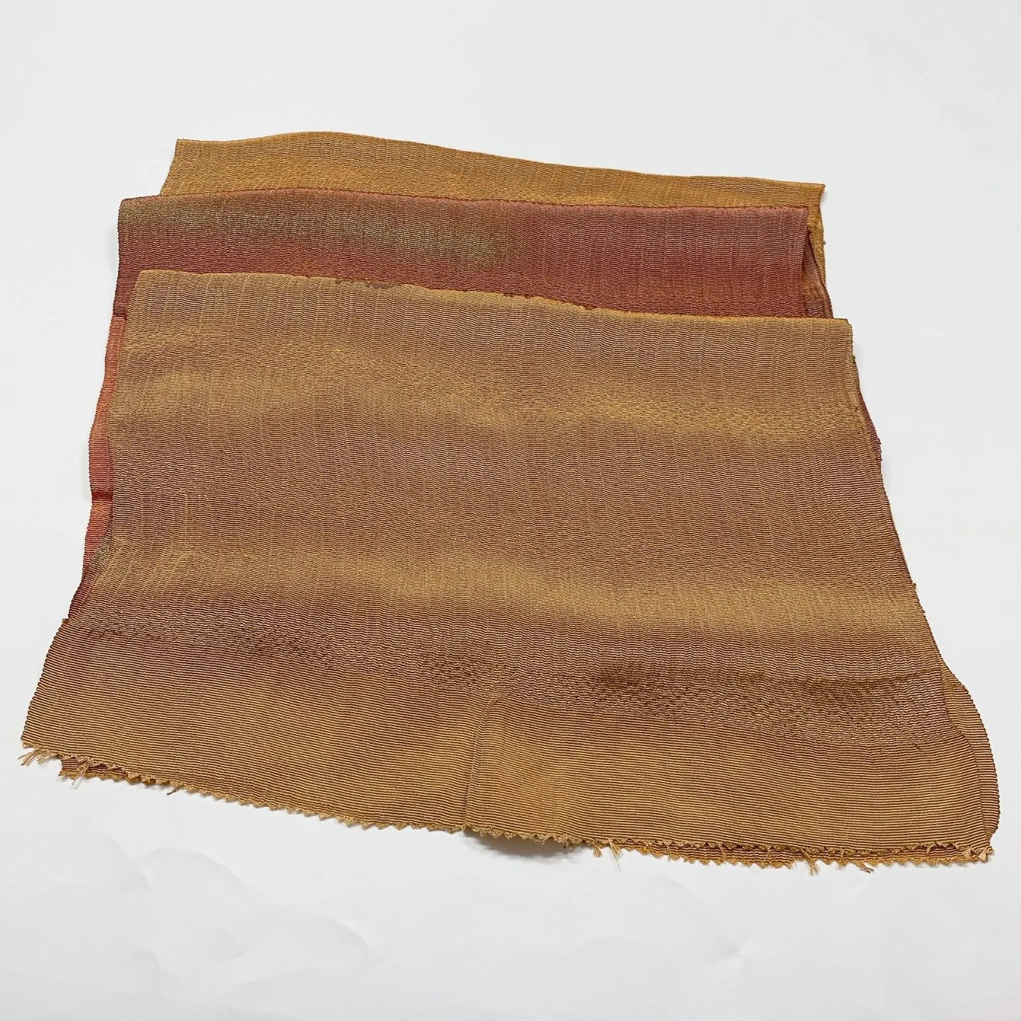 7709# Japanese Kimono Accessory Vintage Obiage and Obijime 2-piece Set Silk