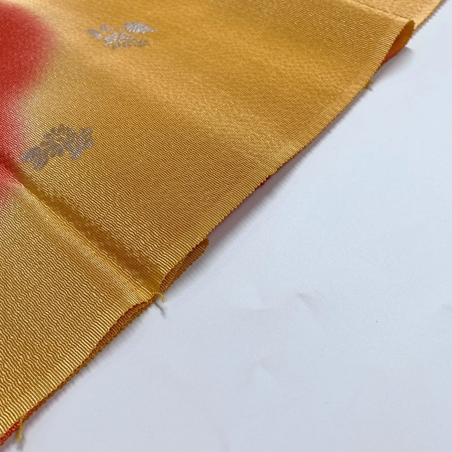 7732# Japanese Kimono Accessory Vintage Obiage and Obijime 2-piece Set Silk