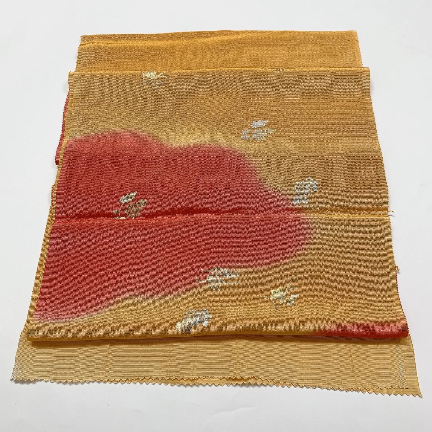 7732# Japanese Kimono Accessory Vintage Obiage and Obijime 2-piece Set Silk