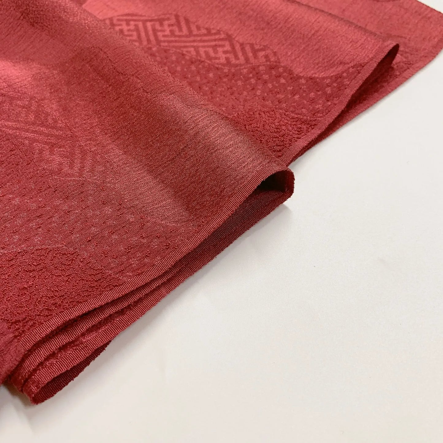 7733# Japanese Kimono Accessory Vintage Obiage and Obijime 2-piece Set Silk