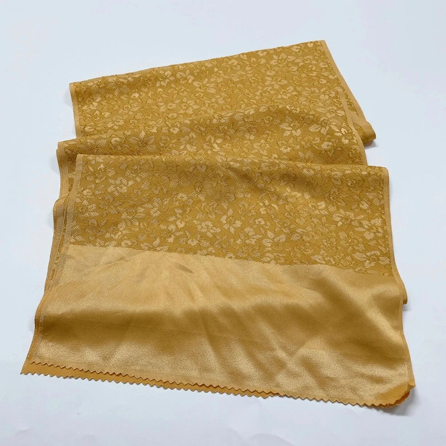 7693# Japanese Kimono Accessory Vintage Obiage and Obijime 2-piece Set Silk