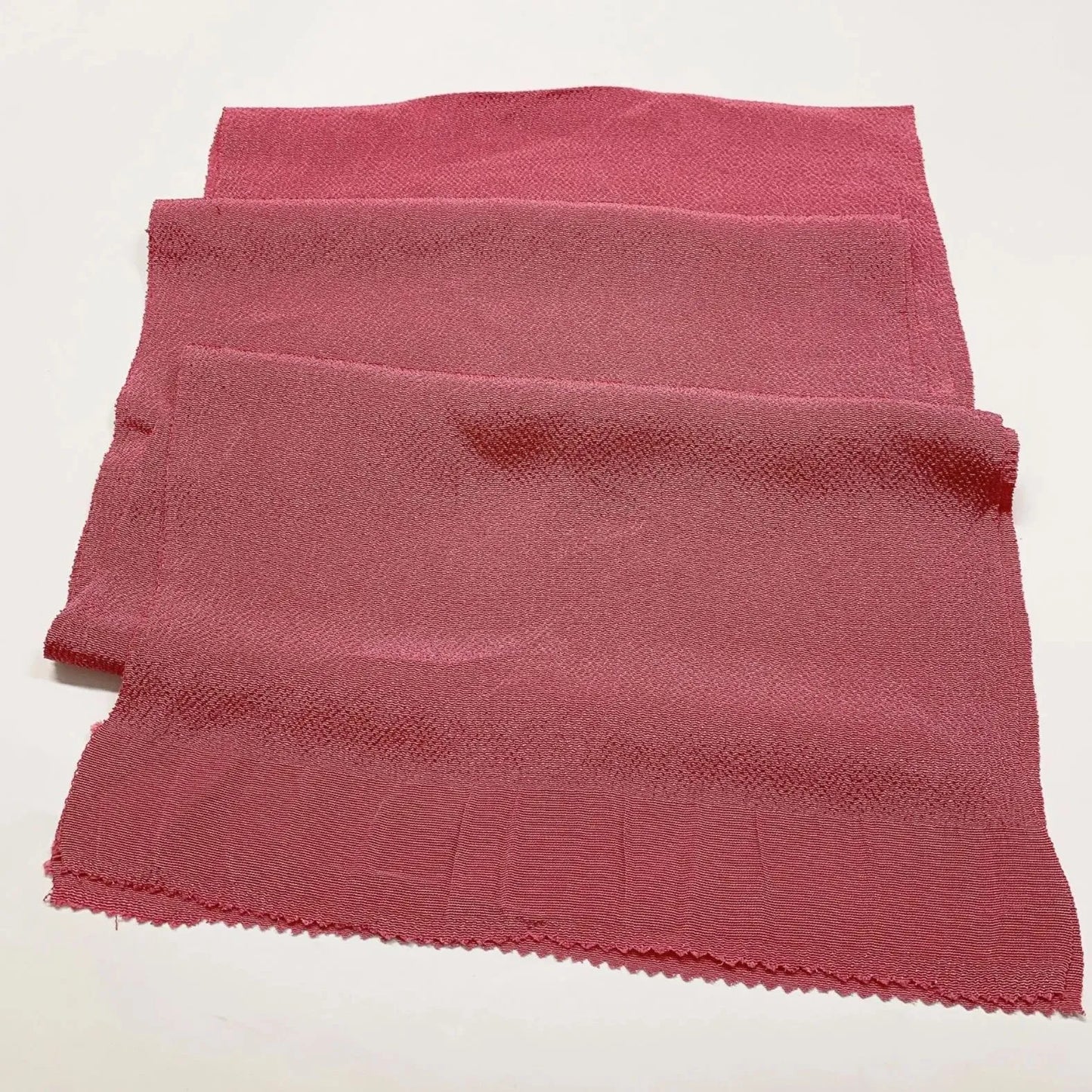 7731# Japanese Kimono Accessory Vintage Obiage and Obijime 2-piece Set Silk