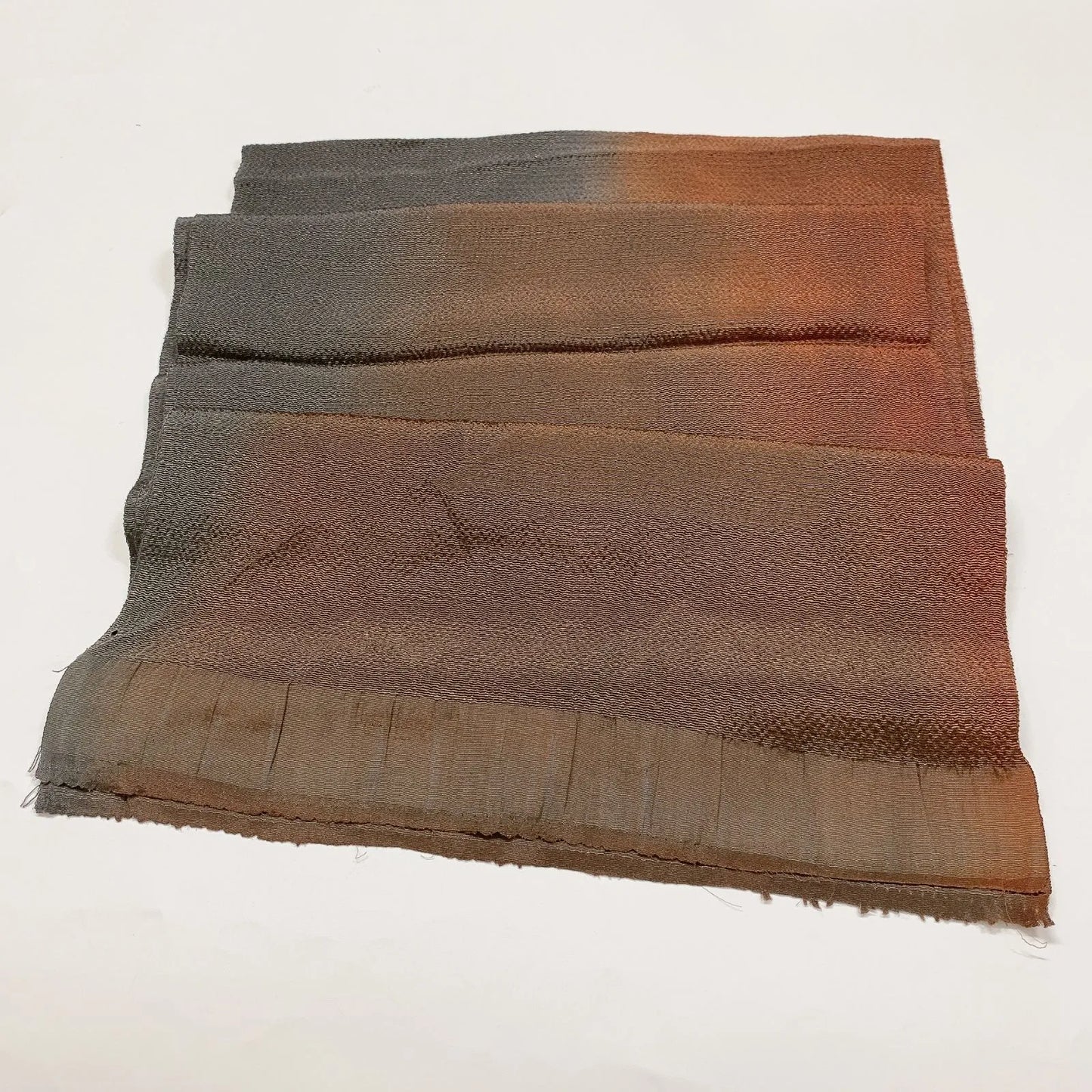 7738# Japanese Kimono Accessory Vintage Obiage and Obijime 2-piece Set Silk