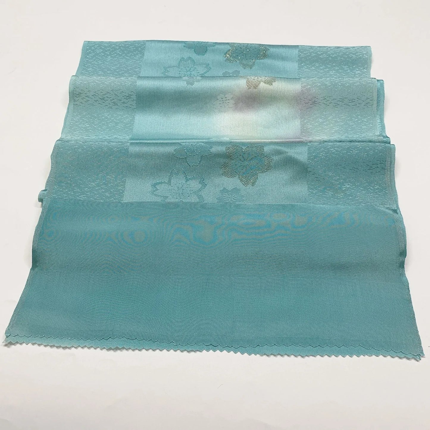 7741# Japanese Kimono Accessory Vintage Obiage and Obijime 2-piece Set Silk