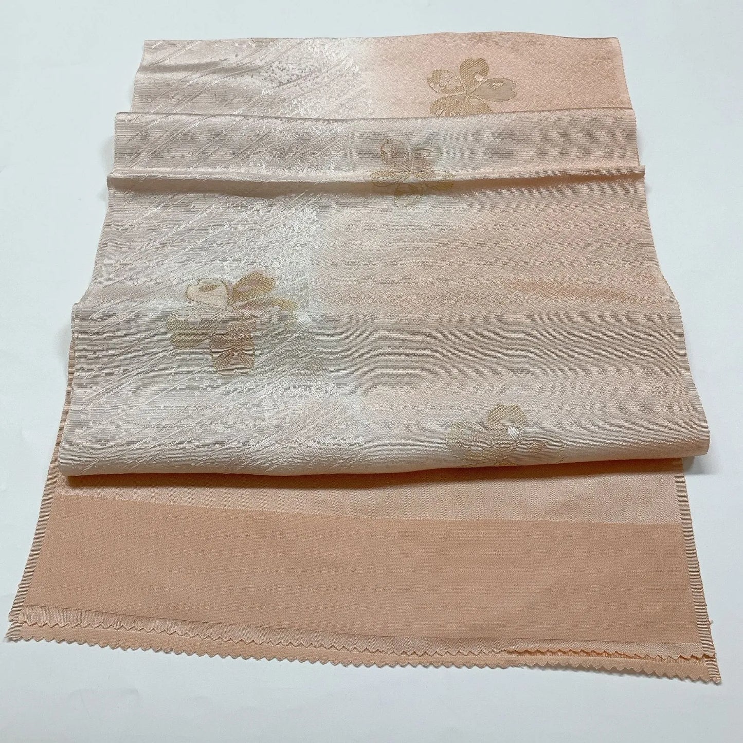 7747# Japanese Kimono Accessory Vintage Obiage and Obijime 2-piece Set Silk