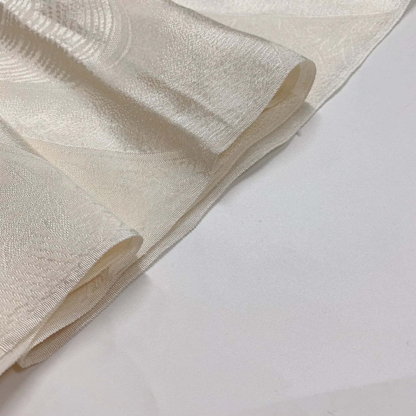 7748# Japanese Kimono Accessory Vintage Obiage and Obijime 2-piece Set Silk