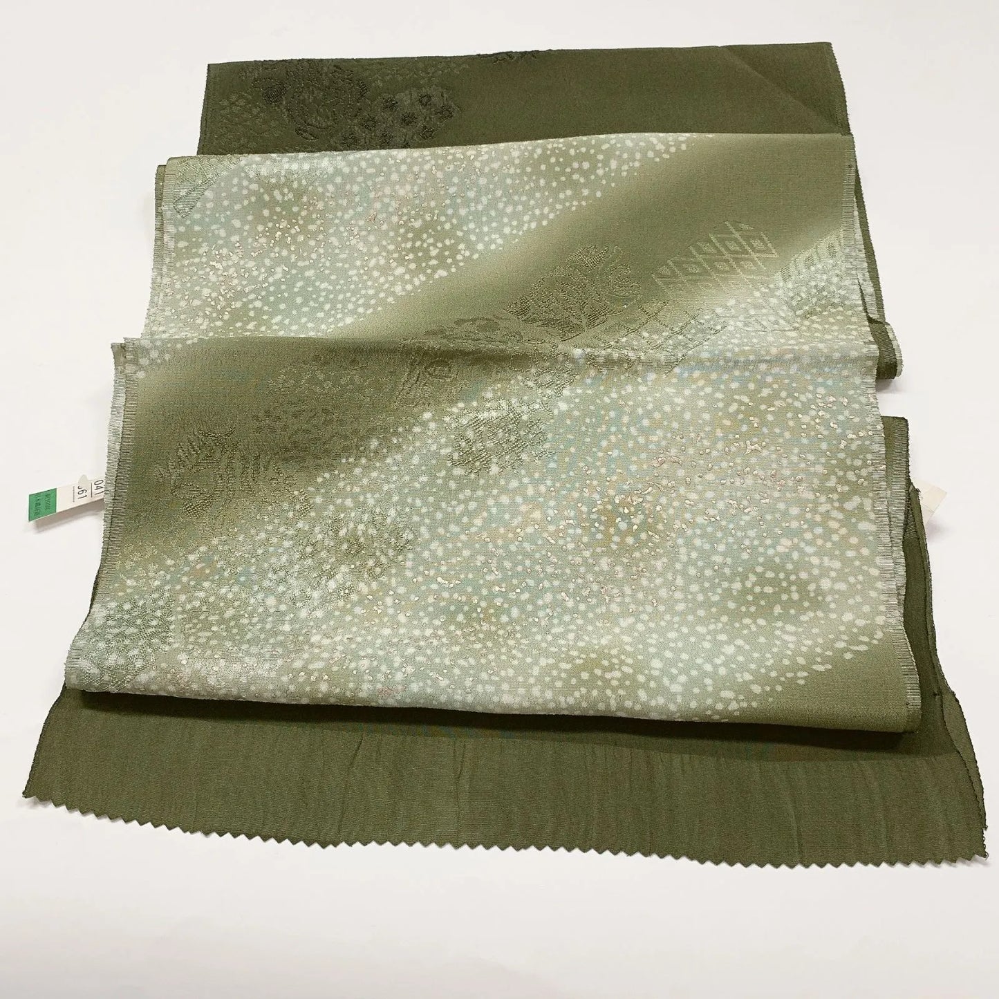 7750# Japanese Kimono Accessory Vintage Obiage and Obijime 2-piece Set Silk