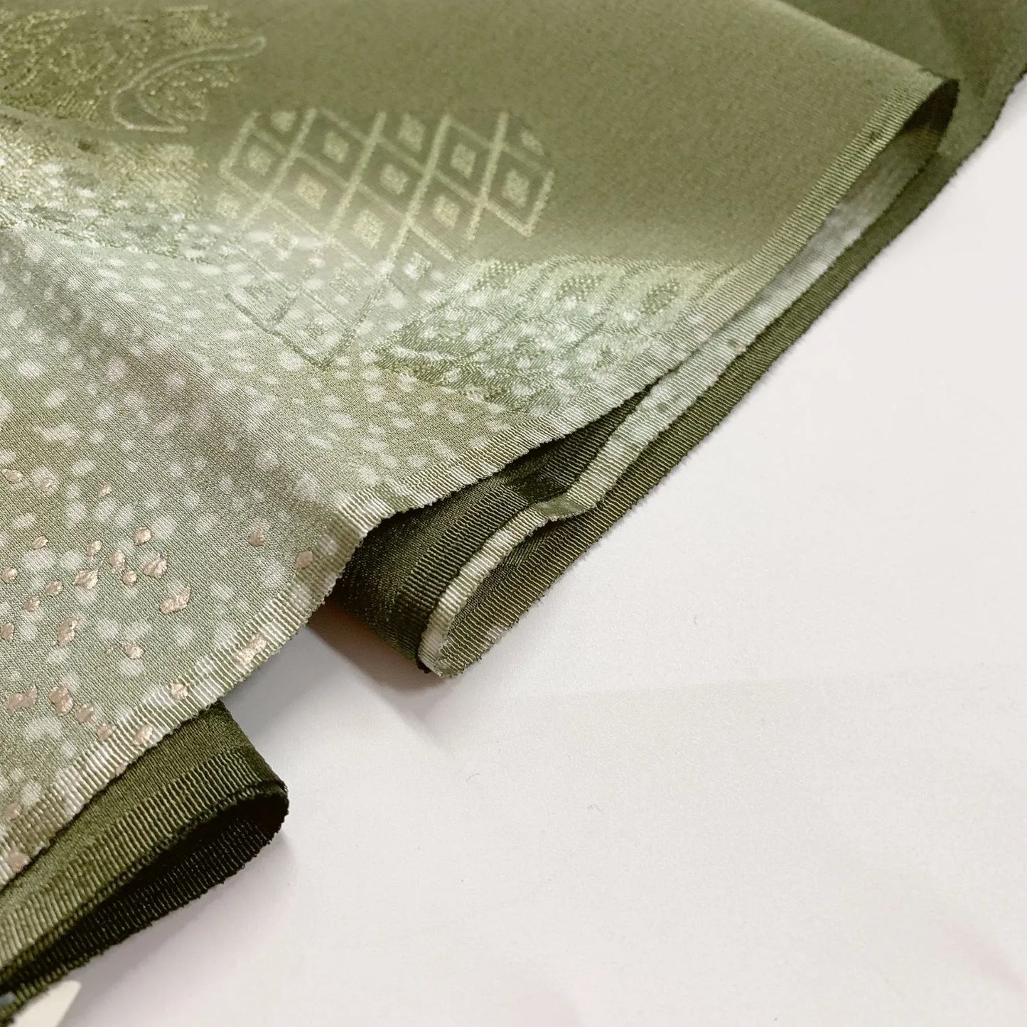 7750# Japanese Kimono Accessory Vintage Obiage and Obijime 2-piece Set Silk