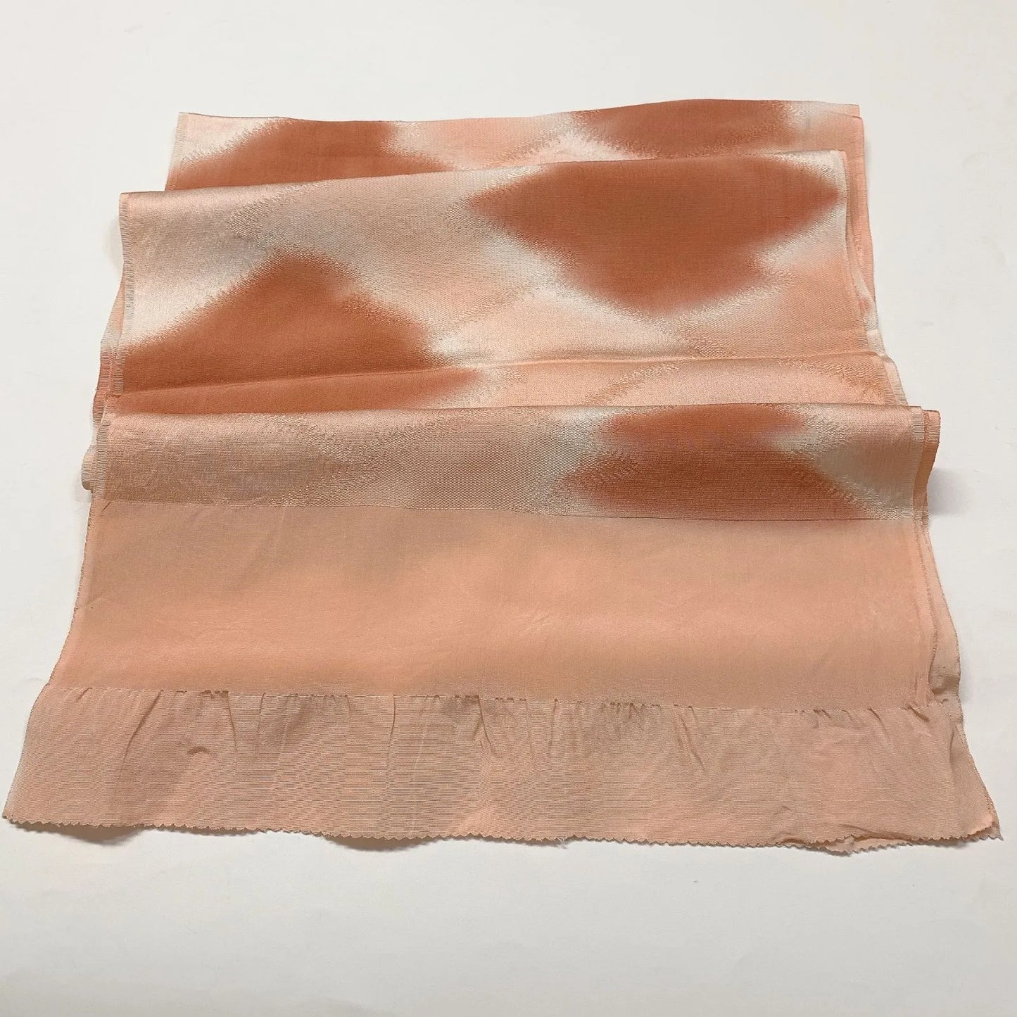 7753# Japanese Kimono Accessory Vintage Obiage and Obijime 2-piece Set Silk