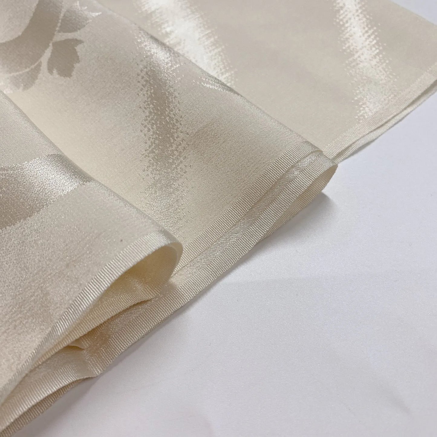 7755# Japanese Kimono Accessory Vintage Obiage and Obijime 2-piece Set Silk