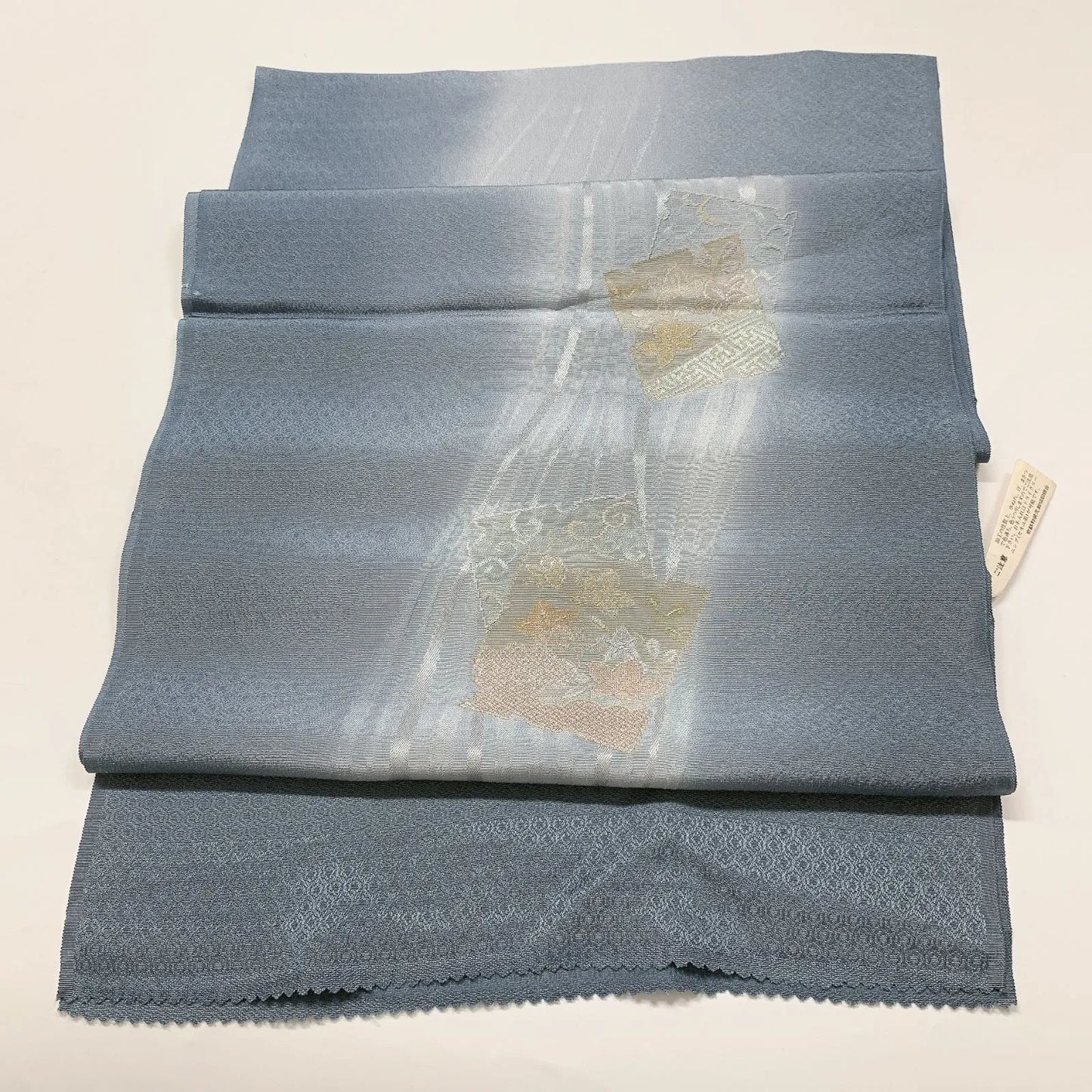 7756# Japanese Kimono Accessory Vintage Obiage and Obijime 2-piece Set Silk