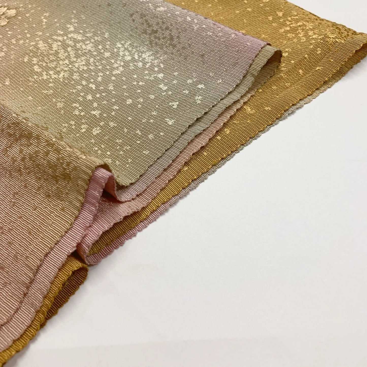 7762# Japanese Kimono Accessory Vintage Obiage and Obijime 2-piece Set Silk