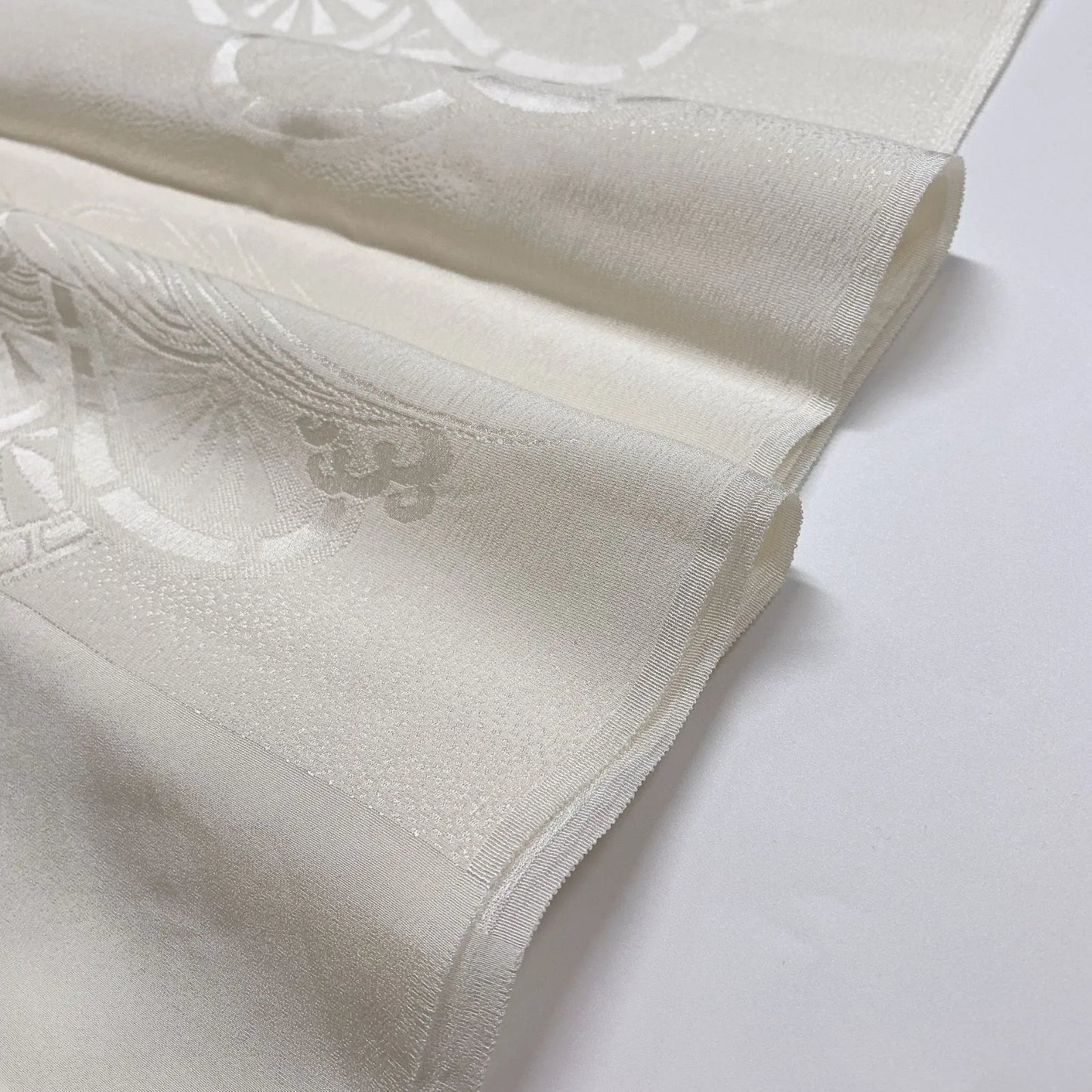 7769# Japanese Kimono Accessory Vintage Obiage and Obijime 2-piece Set Silk