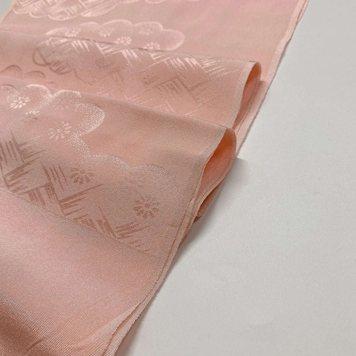 7770# Japanese Kimono Accessory Vintage Obiage and Obijime 2-piece Set Silk