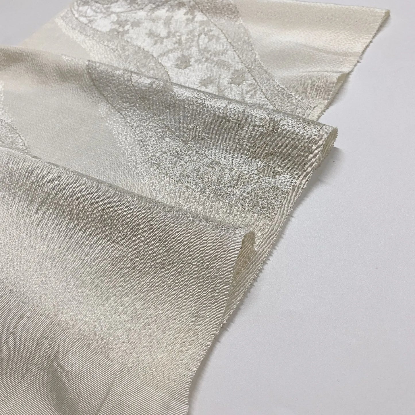 7773# Japanese Kimono Accessory Vintage Obiage and Obijime 2-piece Set Silk