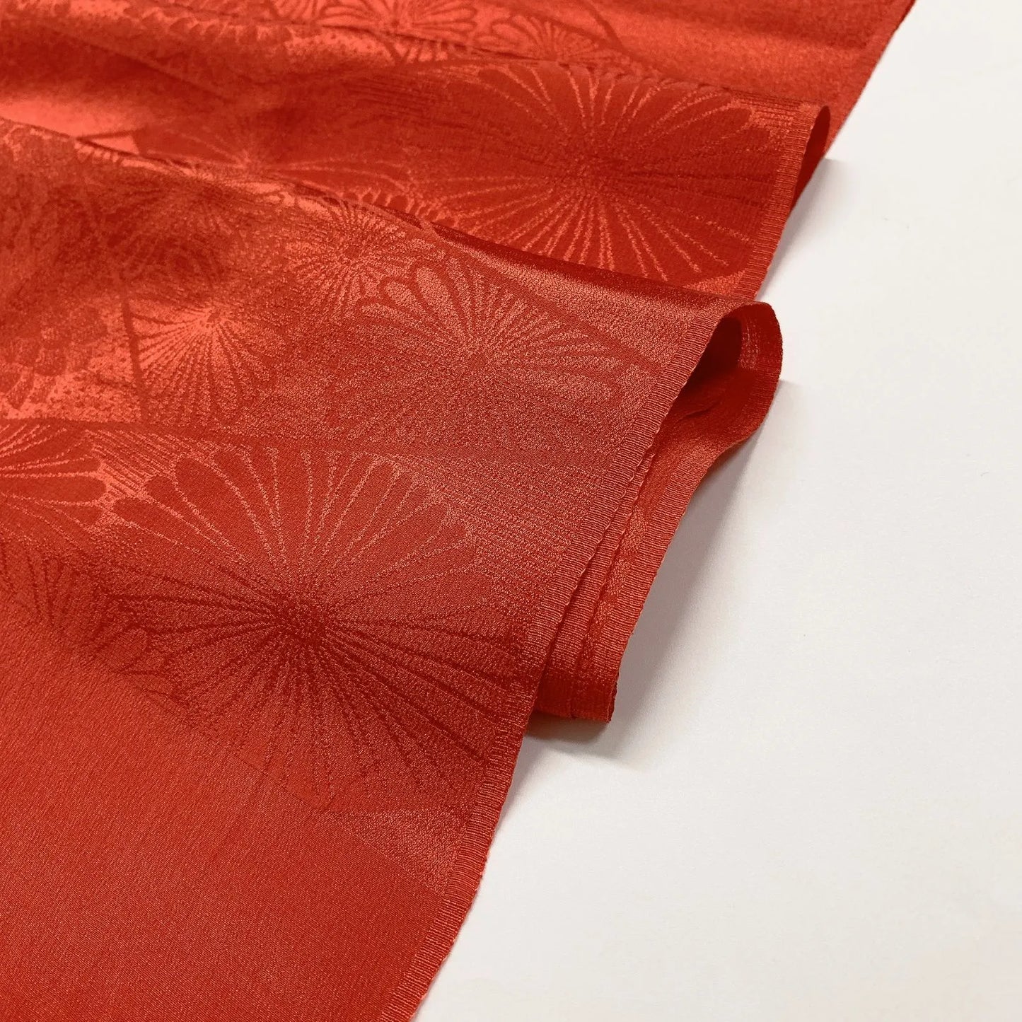 7776# Japanese Kimono Accessory Vintage Obiage and Obijime 2-piece Set Silk