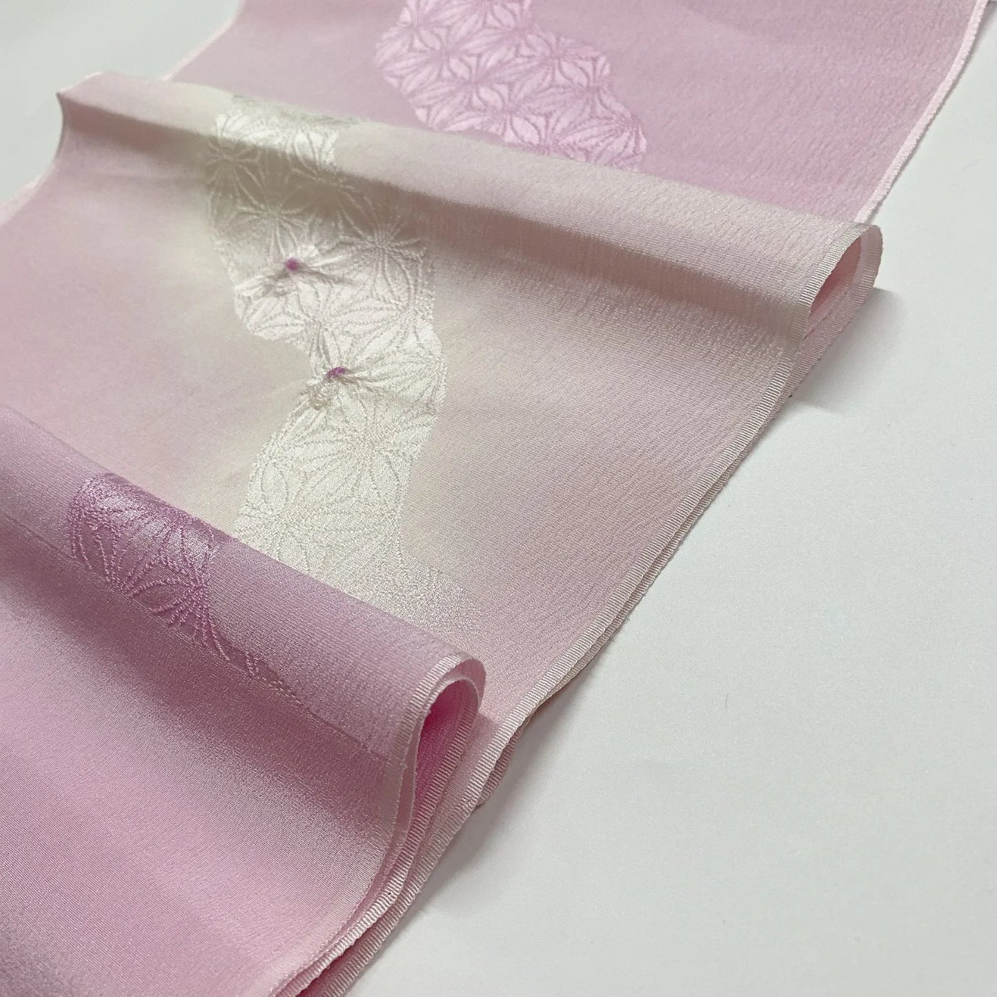 7777# Japanese Kimono Accessory Vintage Obiage and Obijime 2-piece Set Silk