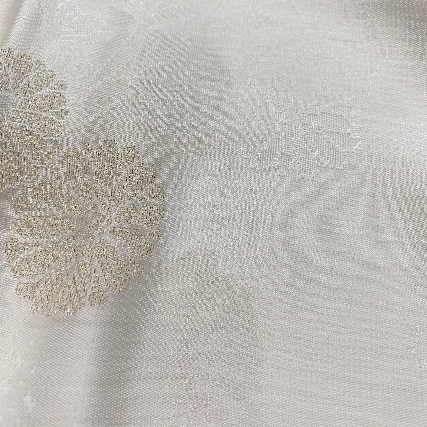 7782# Japanese Kimono Accessory Vintage Obiage and Obijime 2-piece Set Silk