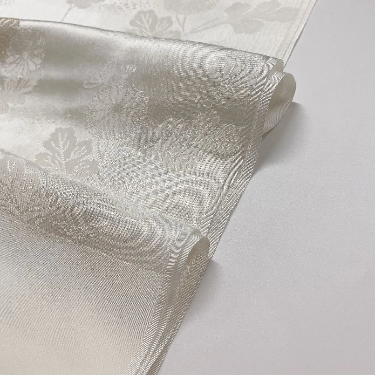 7782# Japanese Kimono Accessory Vintage Obiage and Obijime 2-piece Set Silk