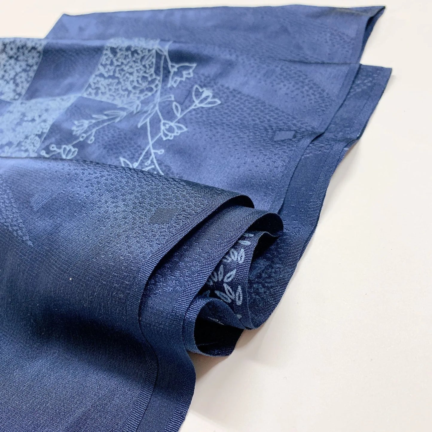 7784# Japanese Kimono Accessory Vintage Obiage and Obijime 2-piece Set Silk