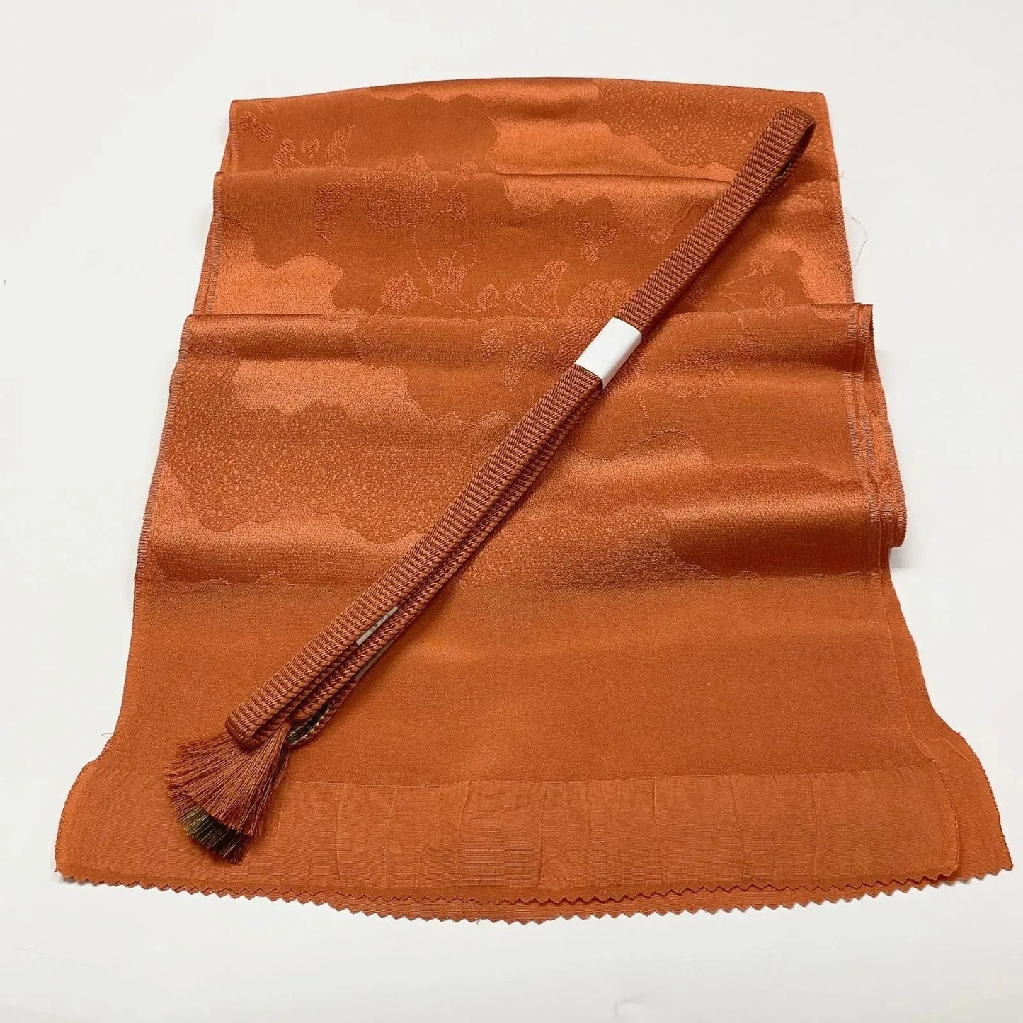 7771# Japanese Kimono Accessory Vintage Obiage and Obijime 2-piece Set Silk