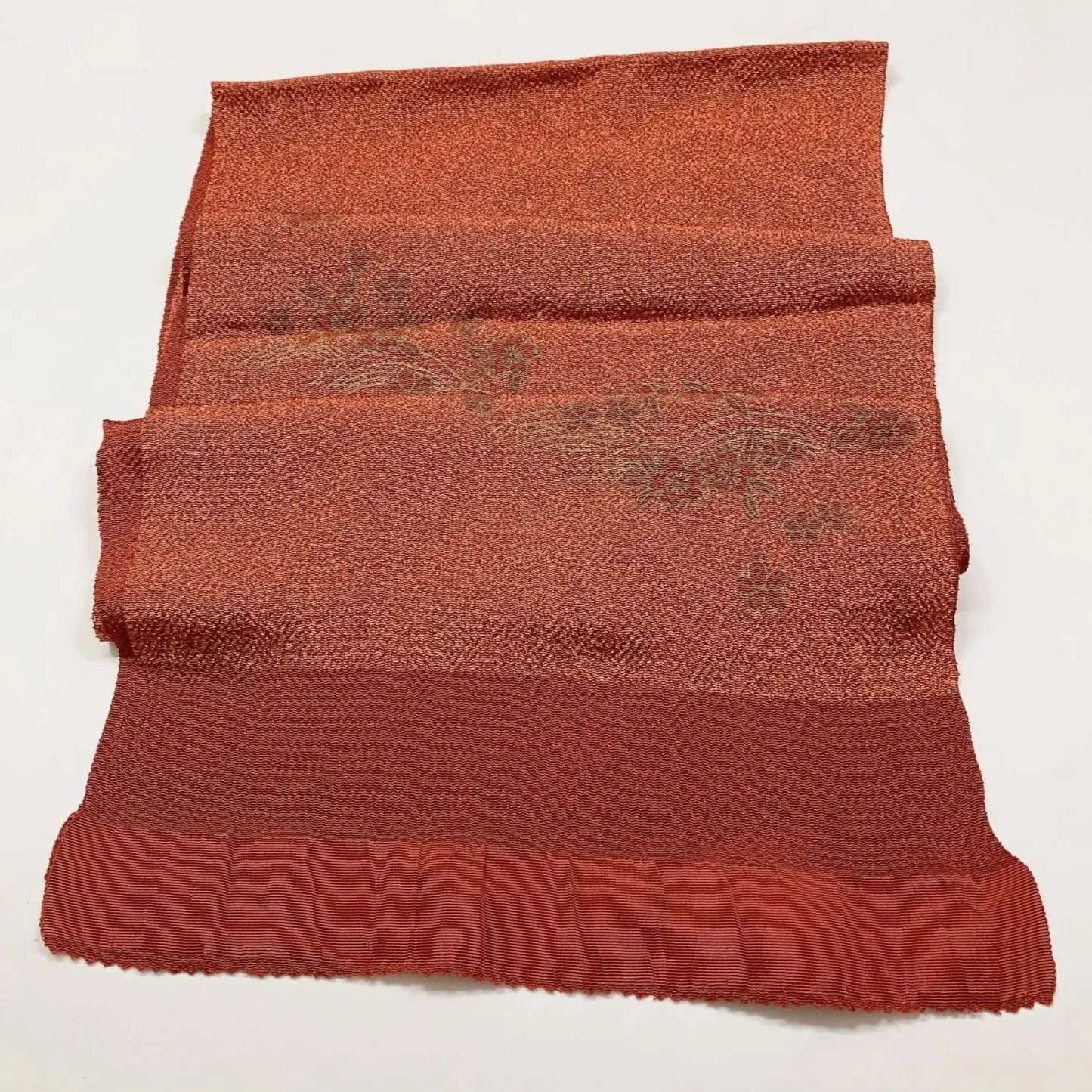 7779# Japanese Kimono Accessory Vintage Obiage and Obijime 2-piece Set Silk