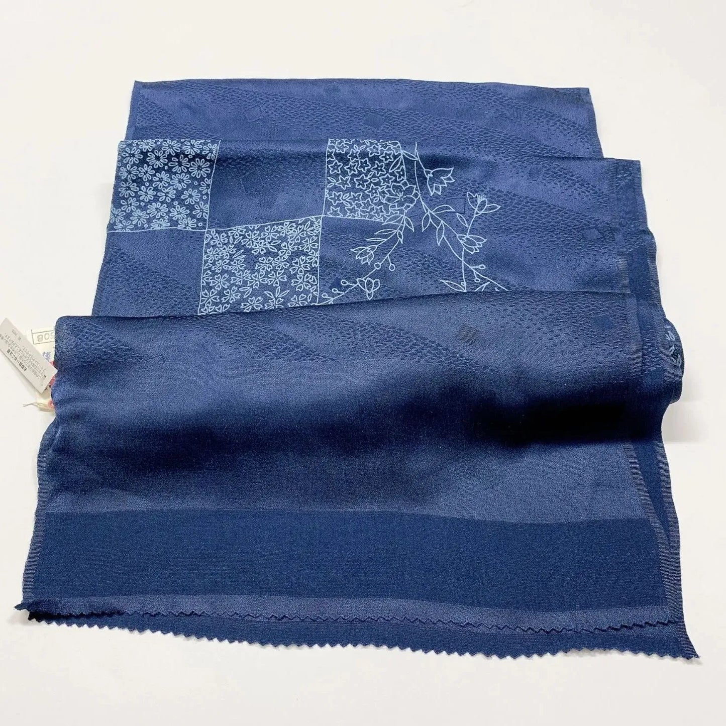 7784# Japanese Kimono Accessory Vintage Obiage and Obijime 2-piece Set Silk
