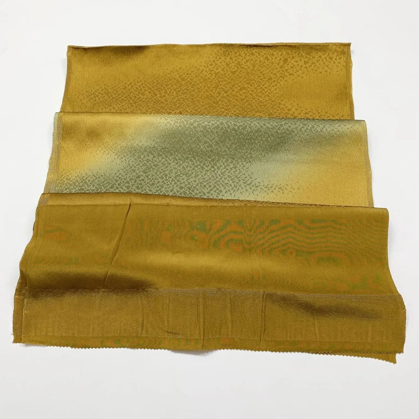 7789# Japanese Kimono Accessory Vintage Obiage and Obijime 2-piece Set Silk