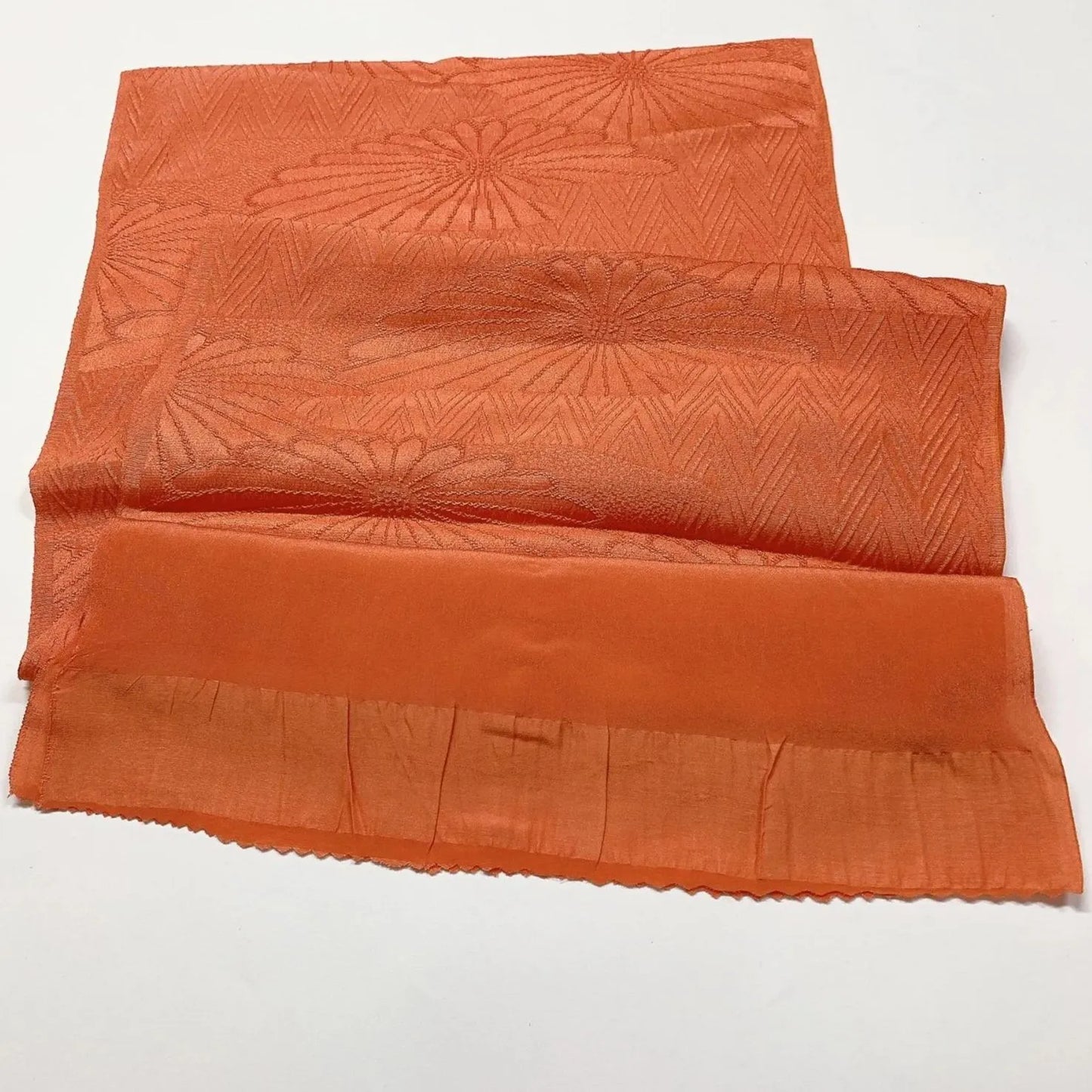 7793# Japanese Kimono Accessory Vintage Obiage and Obijime 2-piece Set Silk