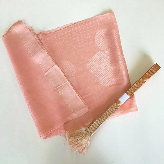 7844# Japanese Kimono Accessory Vintage Obiage and Obijime 2-piece Set Silk
